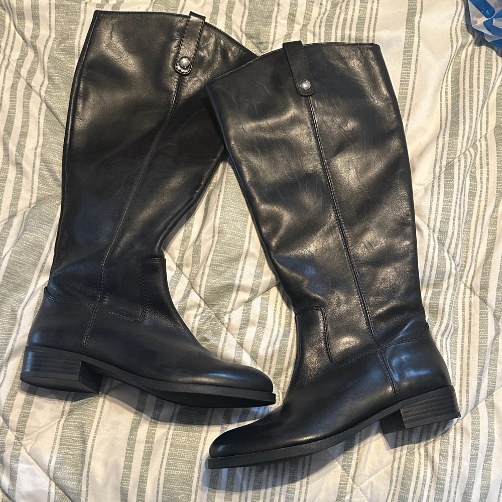 INC International Concepts Black Over the Knee Boots